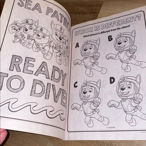 Nickelodeon PAW Patrol Doggie Divers Coloring Book - Picture 3 of 16
